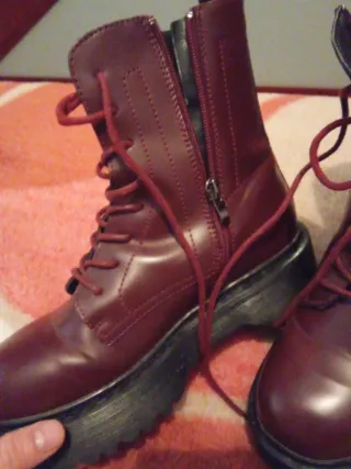 Botas granate talla 37