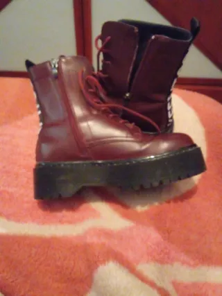 Botas granate talla 37