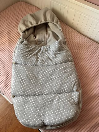 Saco silla paseo estrellas gris