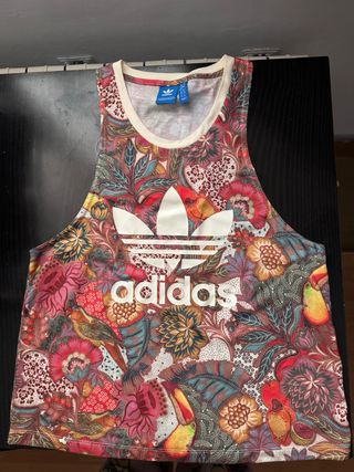 Camiseta tirantes Adidas floral