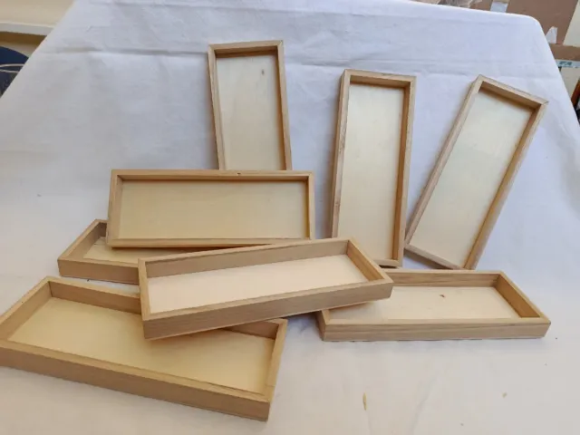Bandejas de madera para manualidades