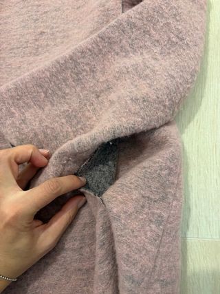 Giacca corta doppiopetto donna misto lana