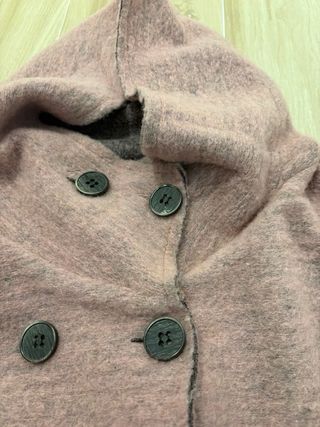 Giacca corta doppiopetto donna misto lana