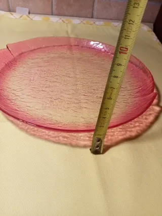 Piatto formaggio in vetro