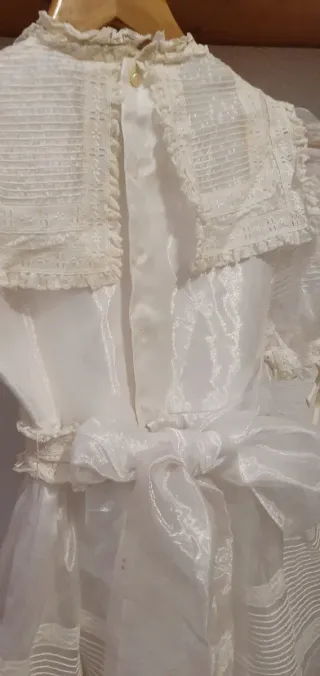 Vestido Comunión Niña Blanco