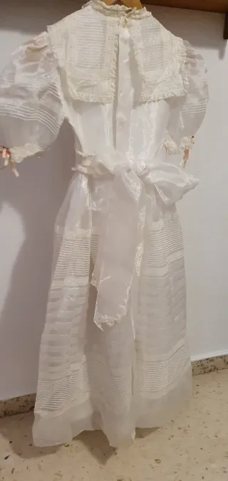 Vestido Comunión Niña Blanco