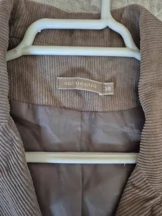 Chaqueta pana Encuentro Talla 38