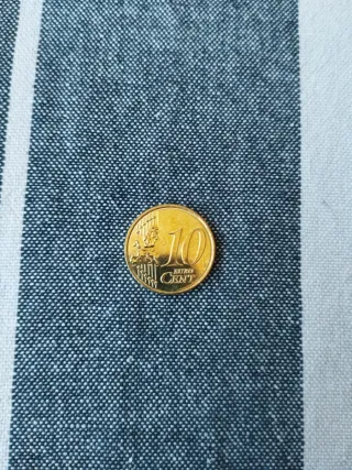 Moneda Grecia 10 céntimos 2024.