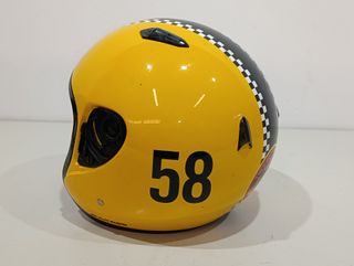 Casco Bultaco Abierto Amarillo
