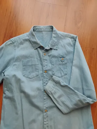Camisa vaquera azul