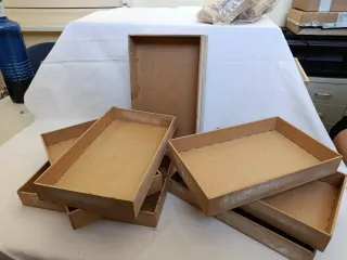 Bandejas de madera para manualidades