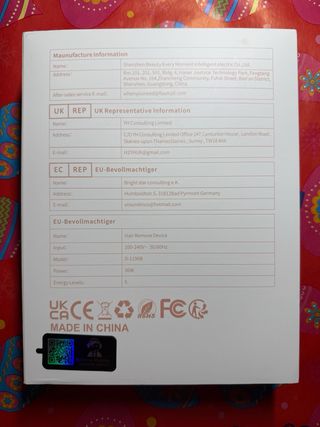 Depiladora Láser Flash Rápida