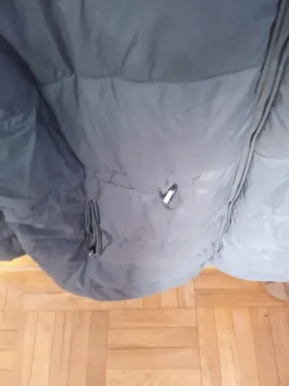 Cazadora larga acolchada mujer Gris XL