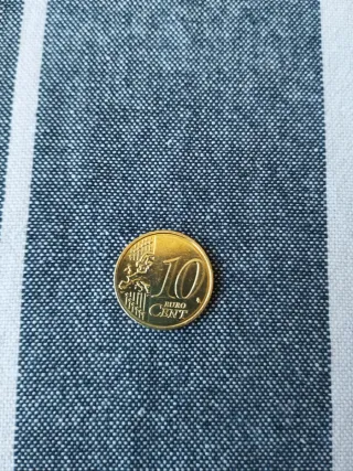 Moneda Países Bajos 2019 de 10 céntimos.