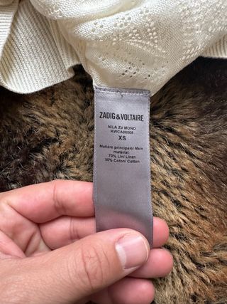 Vestido/Cárdigan Zadig & Voltaire Blanco