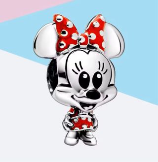 NUEVO Charm Minnie Mouse para Pandora plata 925