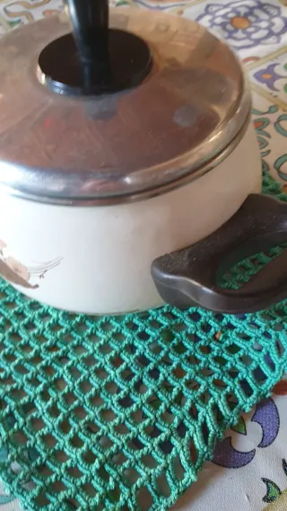 Panela Esmaltada Vintage 16cm