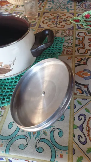 Panela Esmaltada Vintage 16cm