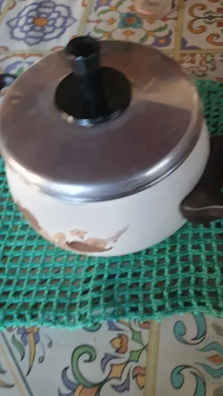 Panela Esmaltada Vintage 16cm