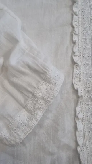 Blusa Indi & Cold chic blanca talla XL