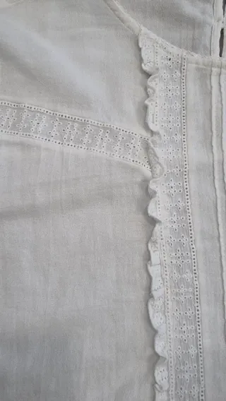 Blusa Indi & Cold chic blanca talla XL