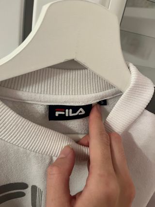 Sudadera de manga larga Fila Blanca