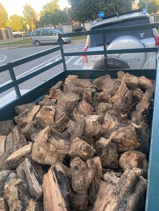 Leña de olivo para cassette y chimenea