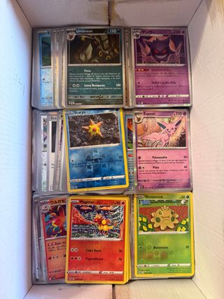 Lotto carte Pokémon holo reverse di varie annate
