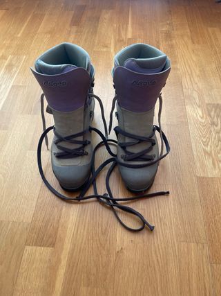 Stivali Asolo FS101 taglia 8 1/2 e ramponi Grivel