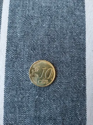 Moneda 10 céntimos Bélgica 2023.