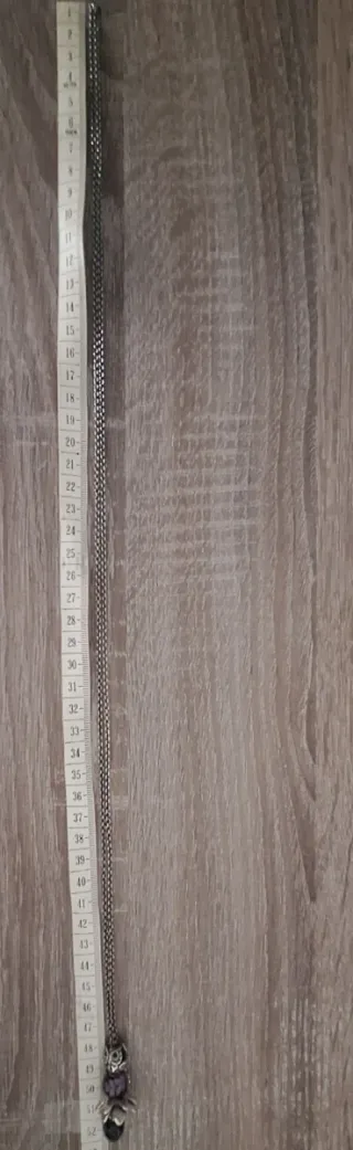 Collana Trollbeads con gufo e pietra nera