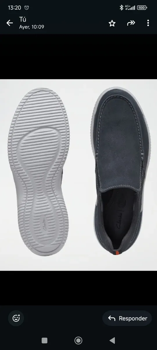 Zapatos casuales azule marino. Modelo Slip-on