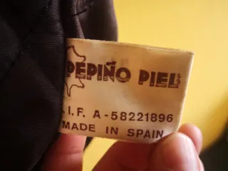 Cazadora Piel Vintage Oversize Marrón