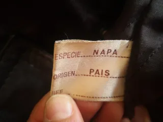 Cazadora Piel Vintage Oversize Marrón