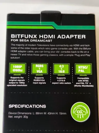 Sega Dreamcast Adaptador HDMI