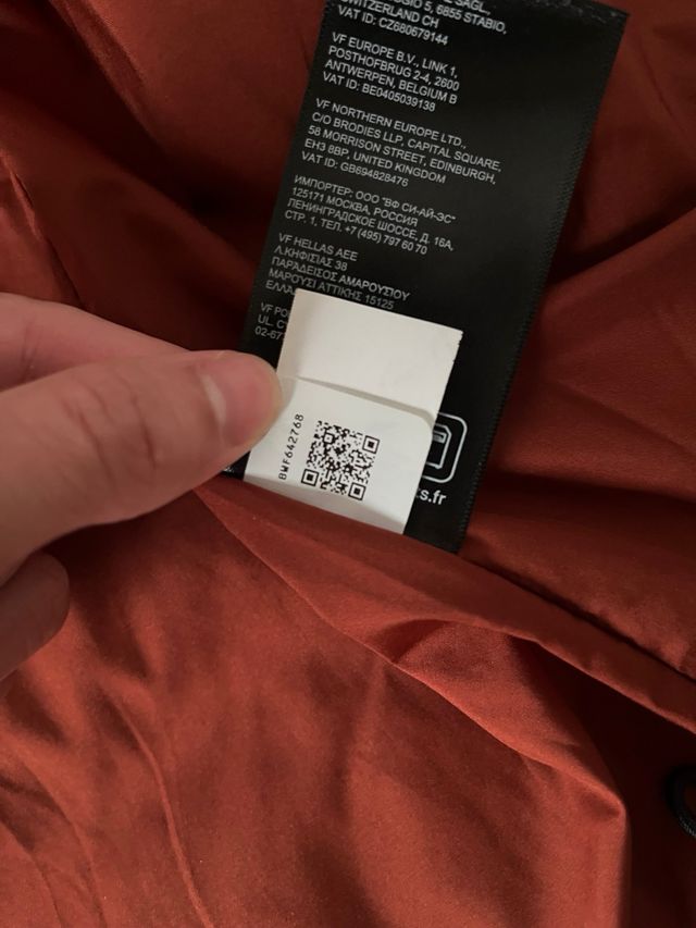 Chaleco The North Face Himalayan Negro/naranja