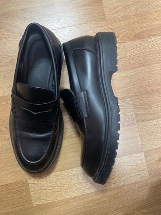 Mocasines piel Zara Talla 41