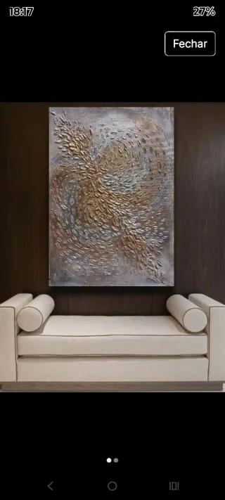 Quadro pintado à mão 90×60