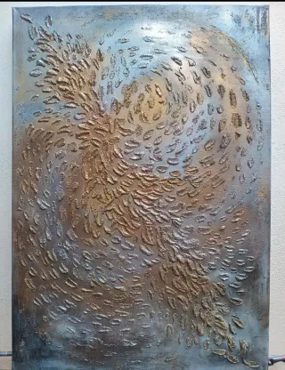 Quadro pintado à mão 90×60