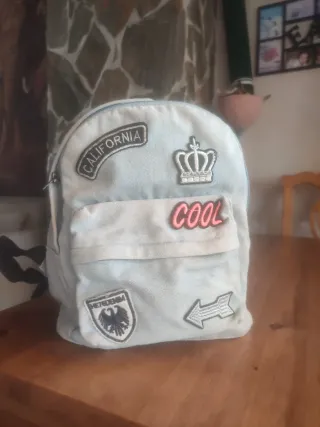 Mochila vaquera con parches
