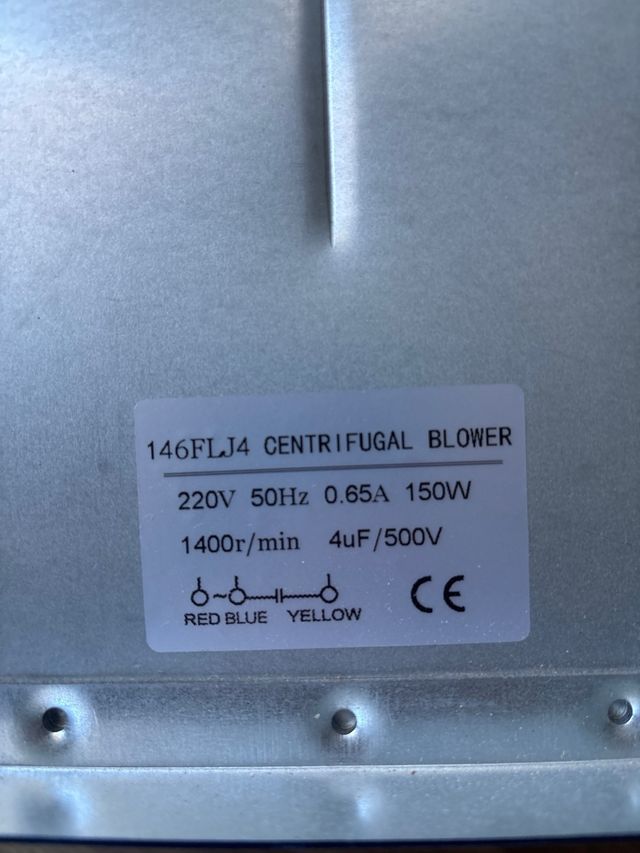 Ventilador centrífugo industrial Nuevo