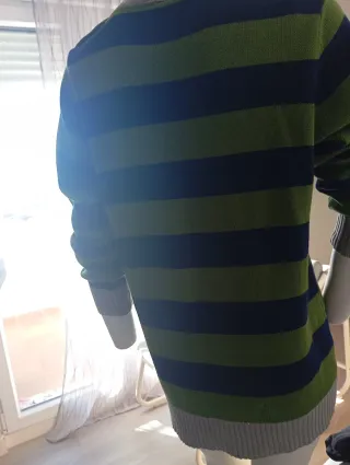 Jersey de caballero  H&M rayas verde y azul
