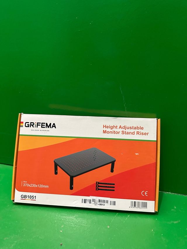 Soporte Elevador Monitor GRIFEMA Negro