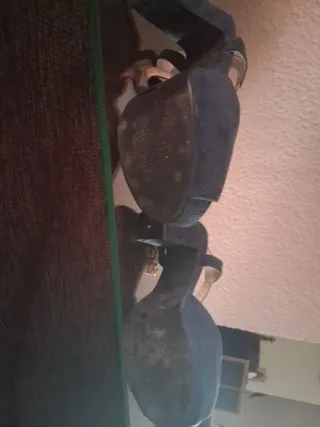 Zapatos de plataforma azul