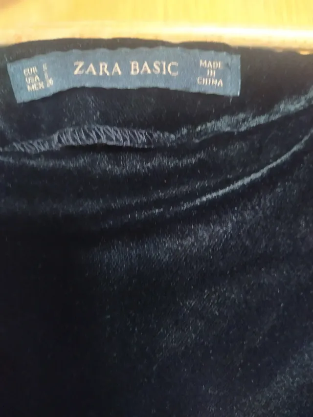 Vestido Terciopelo Negro fiesta