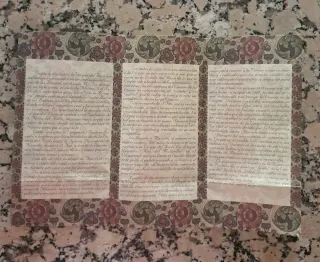 Tríptico antiguo 1998 Venida Virgen del Rocío