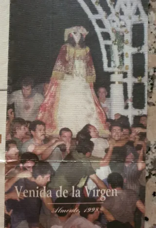 Tríptico antiguo 1998 Venida Virgen del Rocío