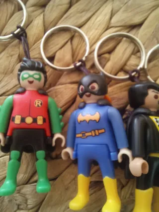 Llaveros Playmobil hechos a mano