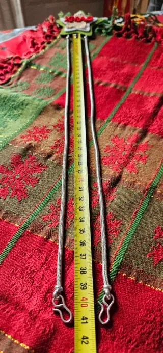 2 Collane snake in argento