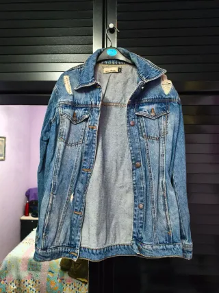 Chaqueta Vaquera Desgastada Talla S